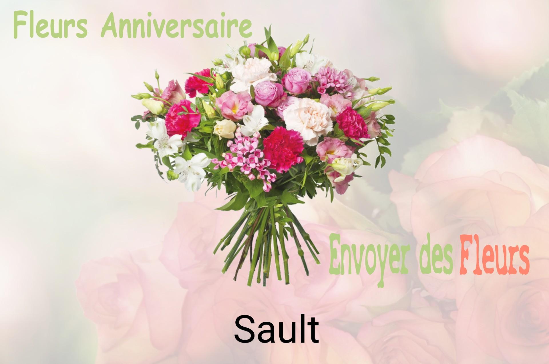 Bouquet de fleurs d’anniversaire livré à Sault